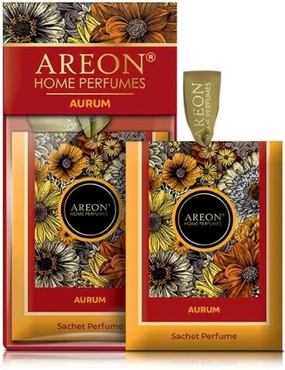 Areon Sachet Premium Aurum κρεμαστό αρωματικό χώρου σε φακελάκι για ντουλάπα