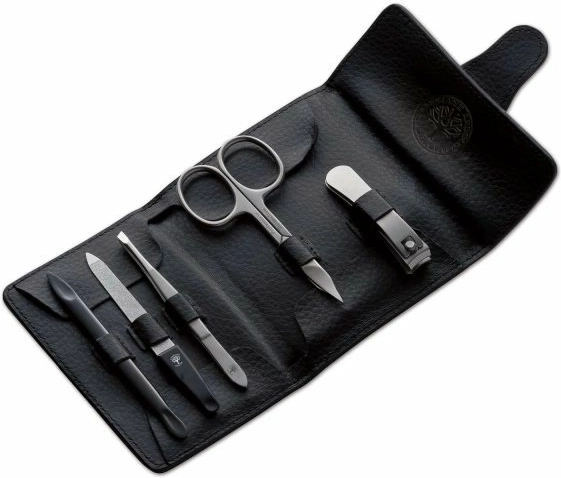 Böker Arbolito Classic σετ μανικιούρ 5 τεμαχίων σε δερμάτινη θήκη
