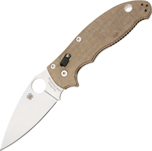 Αναδιπλούμενο μαχαίρι Spyderco Manix 2 Brown, CPM Cru-Wear, Micarta