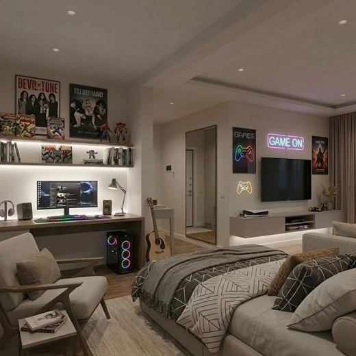 Διακοσμητικός φωτισμός για gaming γωνιά και δωμάτιο