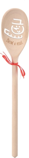 Ξύλινη οβάλ κουτάλα SNĚHULÁK 30 cm
