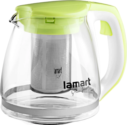 Lamart Verre γυάλινη τσαγιέρα με σουρωτήρι 1,1 l πράσινη