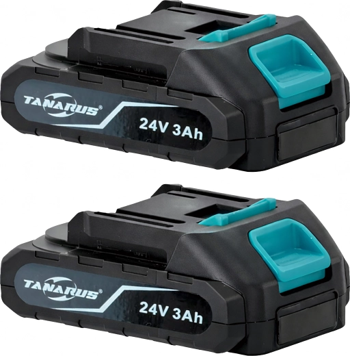 Δύο μπαταρίες 3 Ah για αδιάλειπτη εργασία