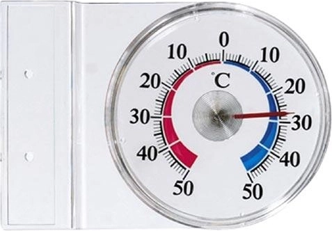 Στρογγυλό θερμόμετρο παραθύρου 7 cm PH