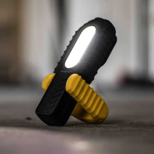 Επαναφορτιζόμενος φακός εργασίας 2 σε 1 με COB LED και USB-C