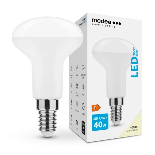 Modee Lighting λαμπτήρας LED R50 4,9 W E14 ουδέτερο λευκό