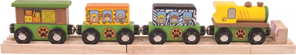 Τρενάκι Σαφάρι BIGJIGS RAIL