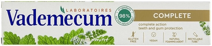 Οδοντόκρεμα Vademecum Complete 75 ml