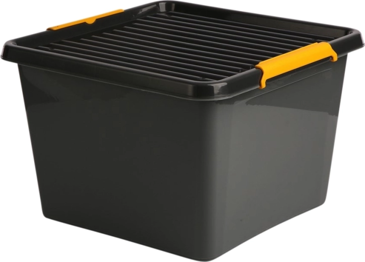 Solidstore κουτί αποθήκευσης με καπάκι 32 l (39 × 39 × 26 cm)