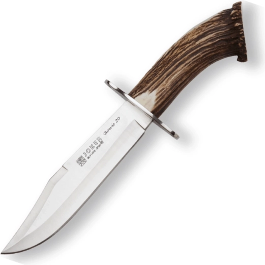 Κυνηγετικό μαχαίρι Joker Crown Bowie με λαβή από κέρατο 20 cm - 1 τεμάχιο