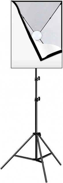 Σετ στούντιο Puluz Softbox 50x70 cm με τρίποδο και λάμπα LED