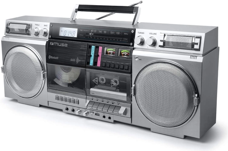 Boombox M-380 GBS ασημί