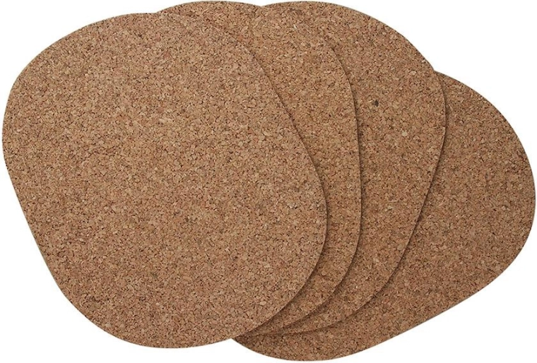 Σετ σουπλά από φελλό για τραπέζι 22 × 30 cm (4 τεμ.)