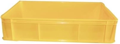 Κιβώτιο μεταφοράς για εδέσματα 60 × 40 × 13,5 cm, πλαστικό, ωφέλιμο φορτίο 30 kg, μίξη χρωμάτων
