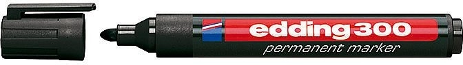 Βιομηχανικός μόνιμος μαρκαδόρος edding 300 μαύρος