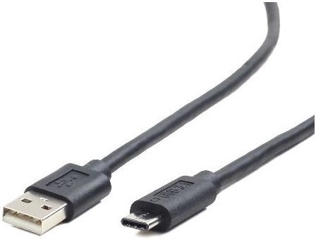 Καλώδιο USB 2.0 USB‑A σε USB‑C, 1 m, μαύρο