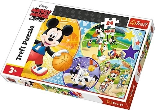 Μάξι παζλ 24 κομματιών – MICKEY MOUSE: ώρα για σπορ