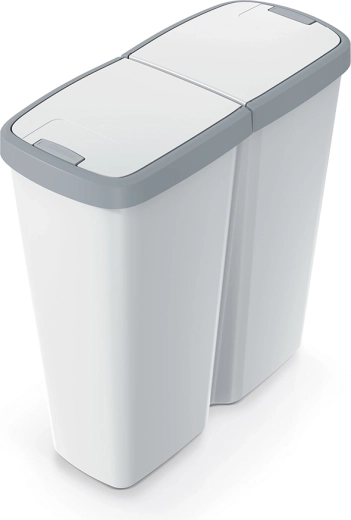 Prosperplast Compacta Q Duo κάδος απορριμμάτων 50 l για διαλογή αποβλήτων