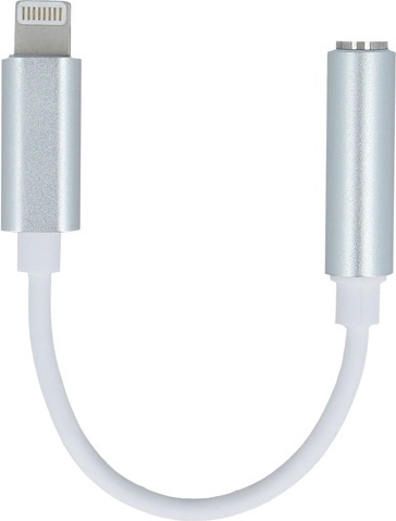 Προσαρμογέας Setty Lightning σε υποδοχή ήχου 3,5mm, λευκός