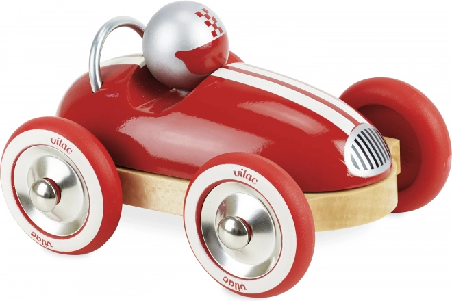 Ξύλινο αυτοκίνητο Roadster vintage κόκκινο
