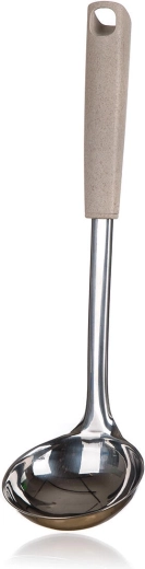 Κουτάλα Natural από ανοξείδωτο ατσάλι και PP 32 x 8,4 cm