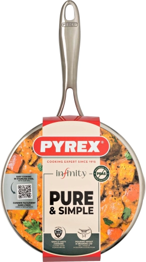 Κατσαρολάκι Pyrex Infinity με γυάλινο καπάκι 20 cm, 2,5 l