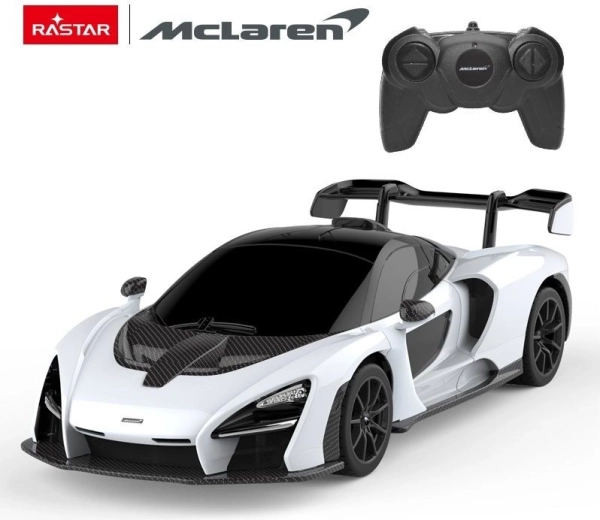 Τηλεκατευθυνόμενο αυτοκίνητο McLaren Senna Rastar 1:24 λευκό - 1 τεμάχιο