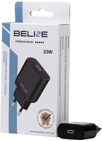 Φορτιστής τοίχου 25W GaN USB‑C PD 3.0 χωρίς καλώδιο – μαύρη
