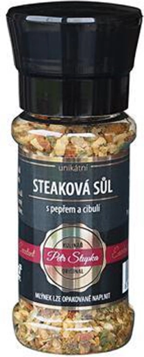 Μύλος μπαχαρικών με αλάτι για steak 70 g