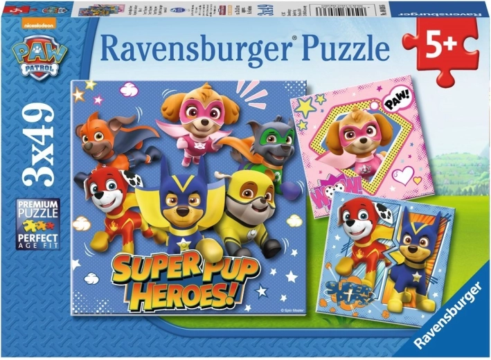 Παζλ Ravensburger PAW Patrol 3×49 κομμάτια