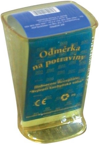 Δοσομετρητής 0,5 l από διαφανές πλαστικό χωρίς στόμιο και λαβή