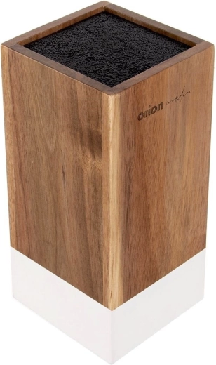 Κομψό ξύλο ακακίας με λευκό στοιχείο