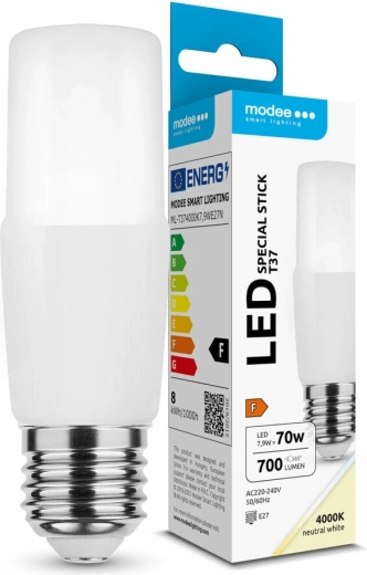 Λαμπτήρας LED Modee Lighting Special Stick T37 7,9 W E27, ουδέτερο λευκό, 700 lm