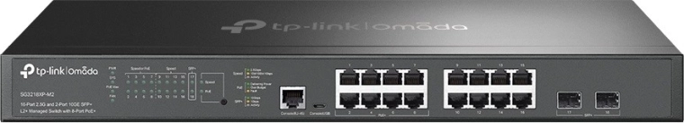 Διακόπτης 16× 2.5G PoE+ με 2× SFP+ 10G