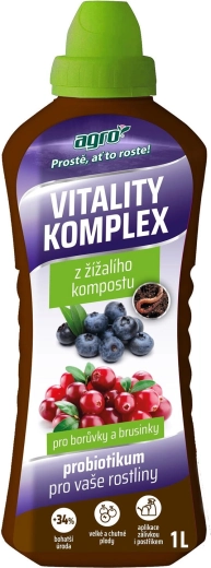AGRO Vitality Komplex με μύρτιλο, κράνμπερι και προβιοτικά 1 l