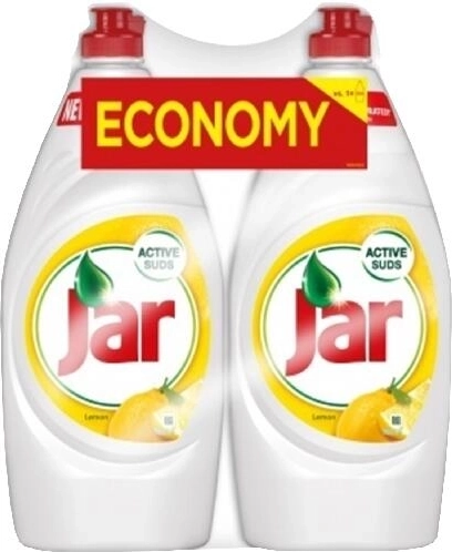 Υγρό απορρυπαντικό πιάτων Jar Lemon duopack 2×900 ml