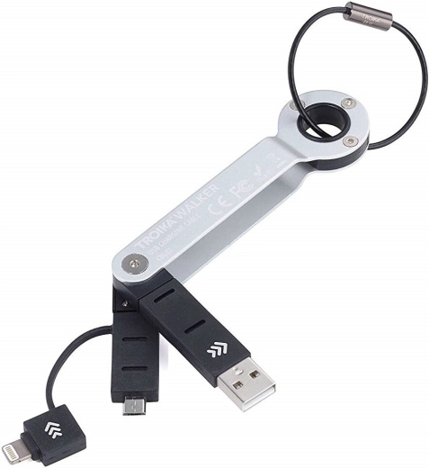 Troika Walker Silver USB μπρελόκ, ασημί