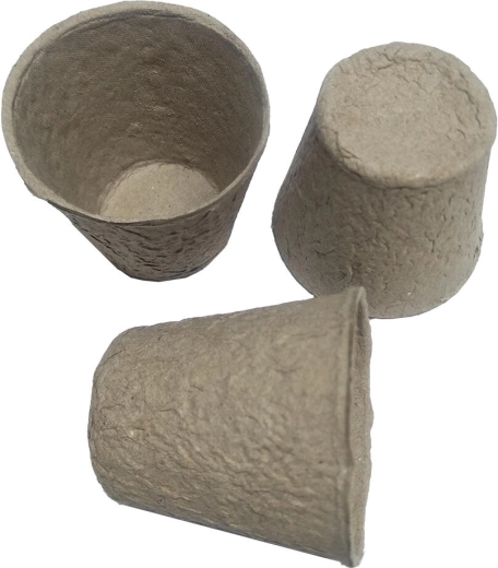 Χάρτινη γλάστρα μίας χρήσης 6 cm, 24 τεμ.