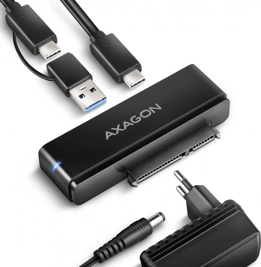 Προσαρμογέας USB‑C 10Gbps σε SATA για 2.5"/3.5" SSD/HDD FASTPORT X με τροφοδοτικό και καλώδιο 60 cm