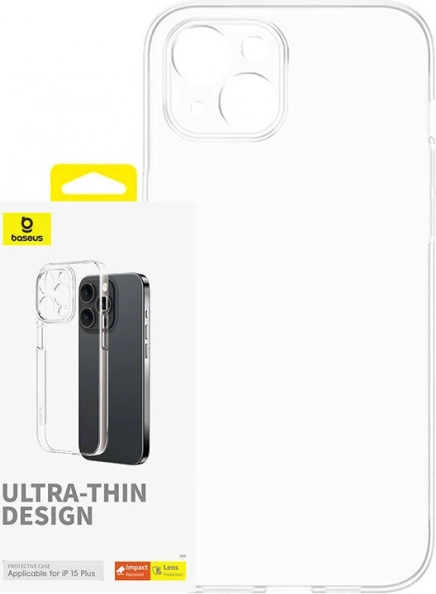 Διαφανής θήκη τηλεφώνου Baseus OS-Lucent Series για iPhone 15 Plus