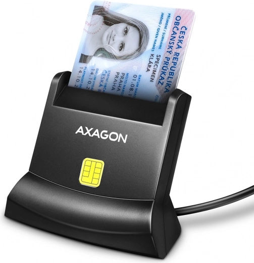 Επιτραπέζιος αναγνώστης καρτών AXAGON CRE-SM4N USB