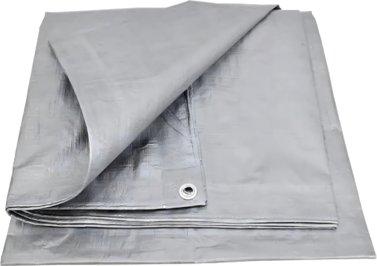Προστατευτικό κάλυμμα με προστασία UV 2 × 3 m, 80 g/m², ασημί