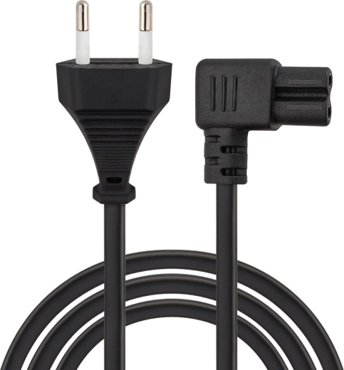 Savio CL-186 καλώδιο τροφοδοσίας 2 ακίδων C7 γωνιακό 5 m