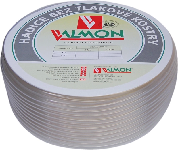 Κηπουρικός σωλήνας PVC 9,5 mm διαφανής, 100 m