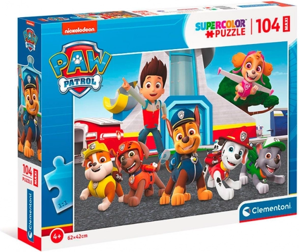 Παζλ CLEMENTONI Paw Patrol Σωστή ομάδα MAXI 104 κομμάτια