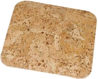 Τετράγωνα σουβέρ από φελλό 10 cm (6 τεμ.)