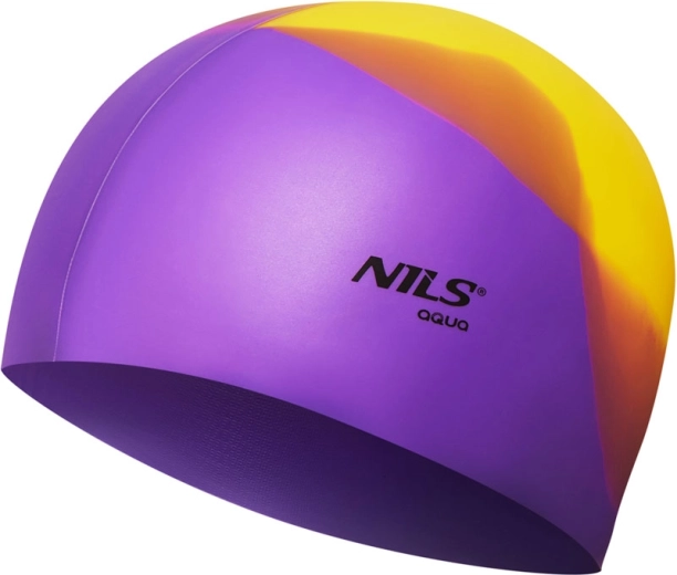 Σιλικονούχο σκουφάκι κολύμβησης NILS Aqua multicolor