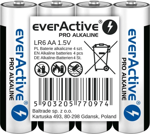 Αλκαλικές μπαταρίες AA everActive