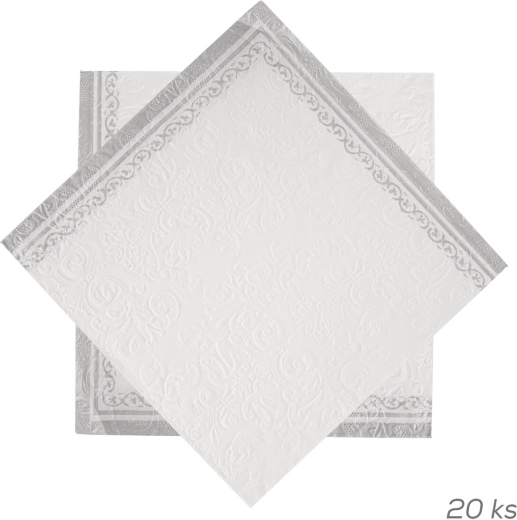 Ανάγλυφες χάρτινες χαρτοπετσέτες 33 × 33 cm 20 τεμ.