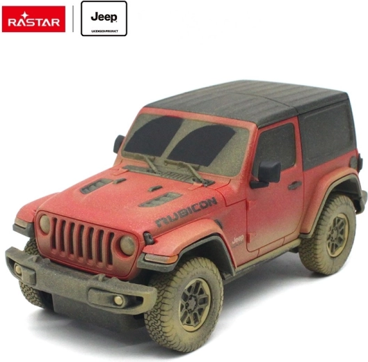 Jeep Wrangler Rubicon με τηλεχειρισμό 1:24 Rastar (έκδοση Muddy) - 1 τεμάχιο